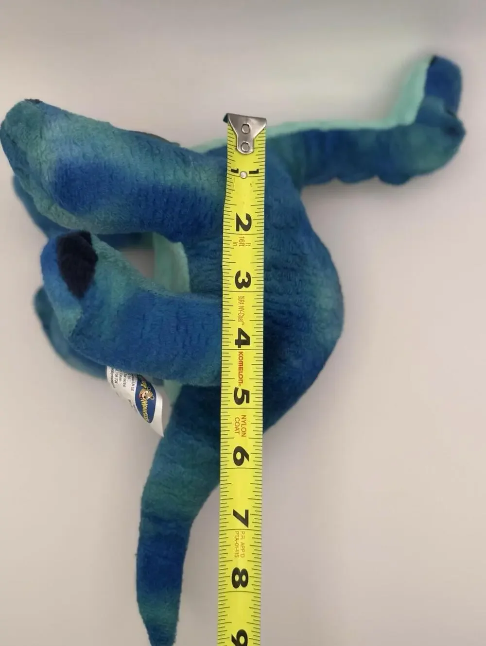 Teddy Mountain Burly The Brachiosaur‎ Plush Dinosaur Blue New